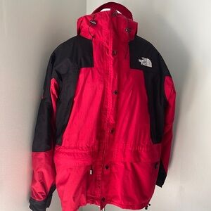 North Face Goretex Summit Series Jacket XL Cherry Red